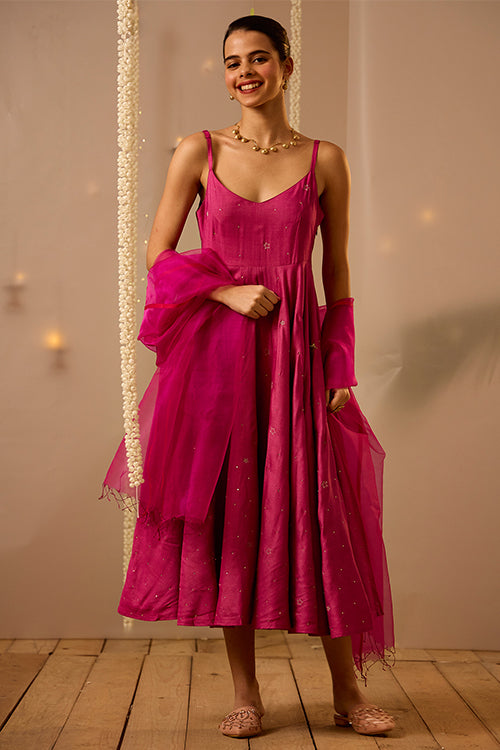 Okhai 'Godlike' Embroidered Dress With Dupatta - Image 2
