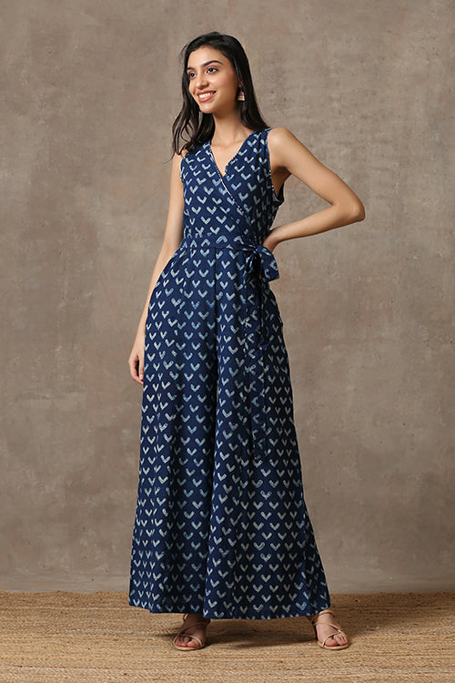 Okhai 'Epiphany' Pure Cotton Hand Block Printed Jumpsuit - Image 5