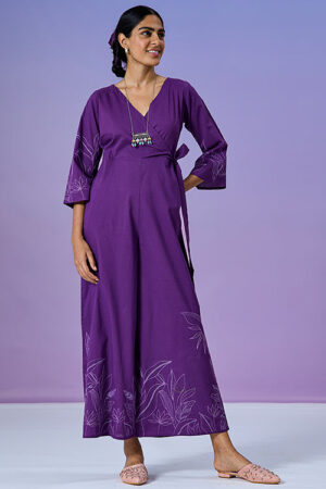 Okhai 'Powerful' Pure Cotton Hand Embroidered Jumpsuit